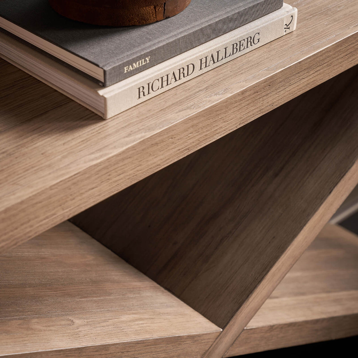 Boulder Cross Console Table