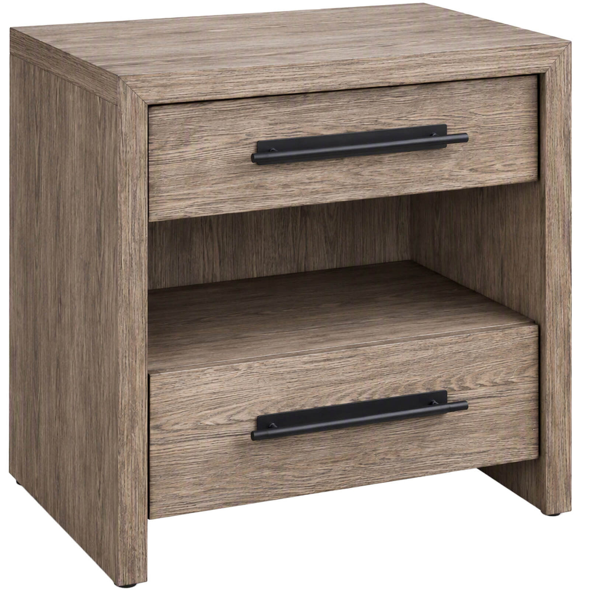 Boulder Two Drawer Bedside Table