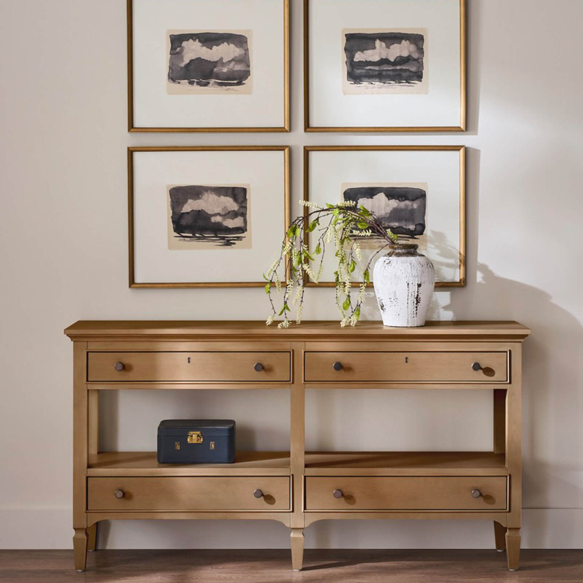 Brindle 4-Drawer Console Table