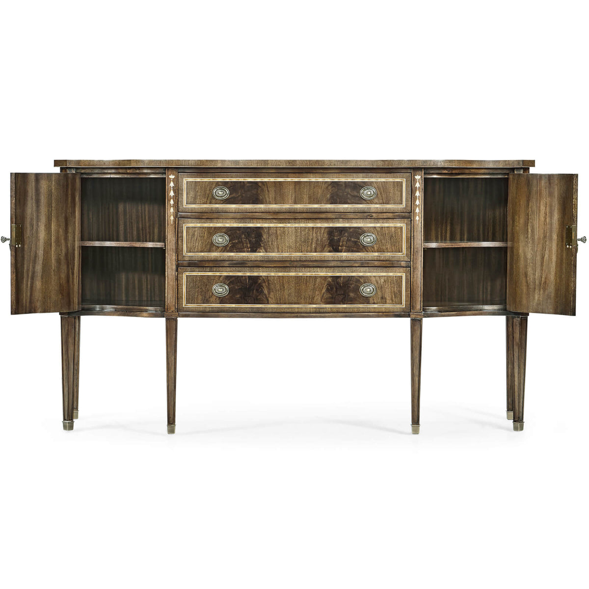 Buckingham Bleached Mahogany Breakfront Sideboard