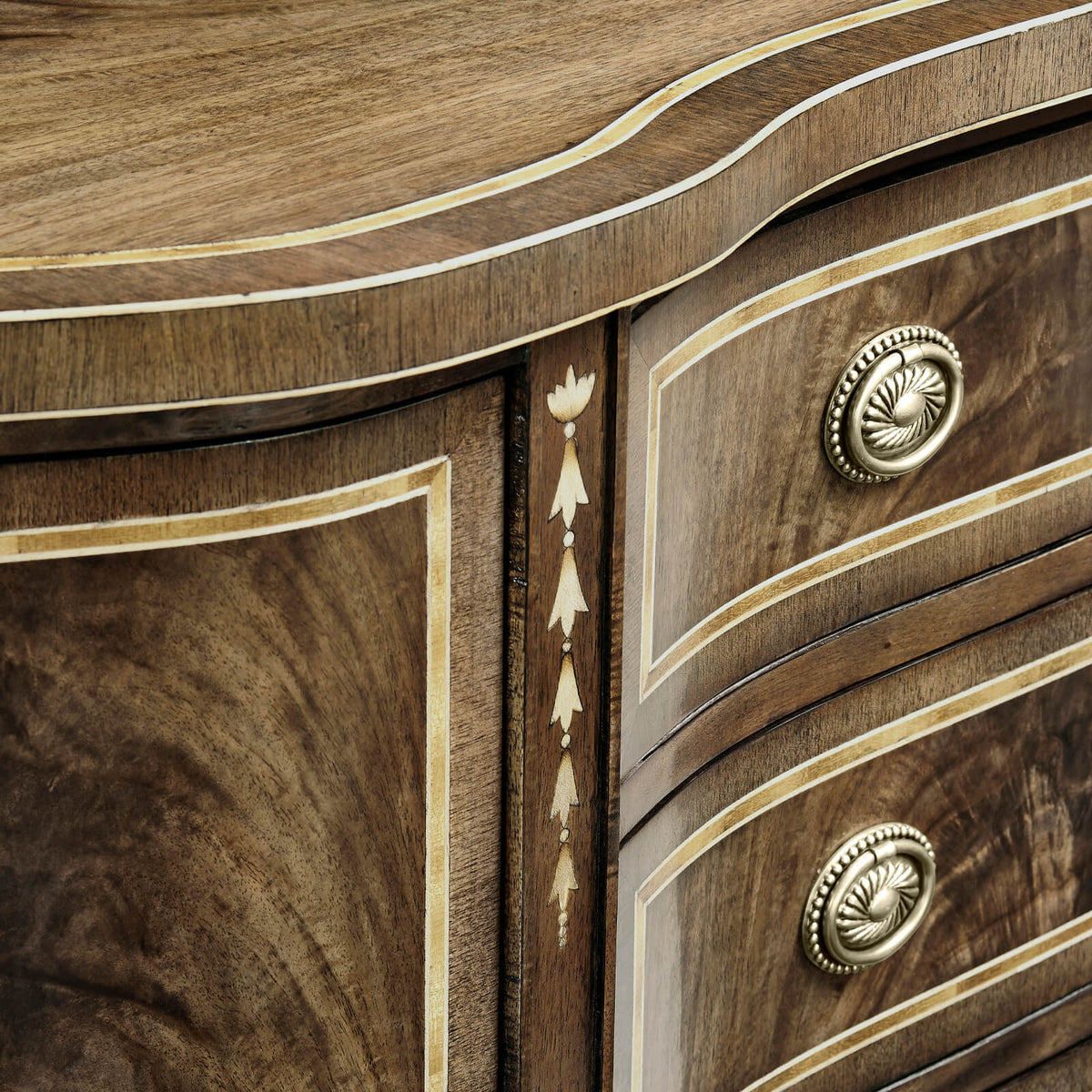 Buckingham Bleached Mahogany Breakfront Sideboard