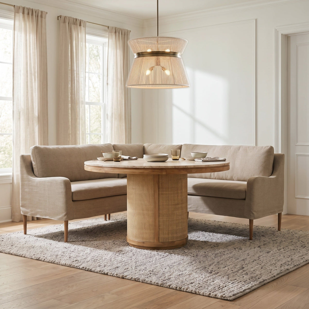 Buckland Round Dining Table - 120cm