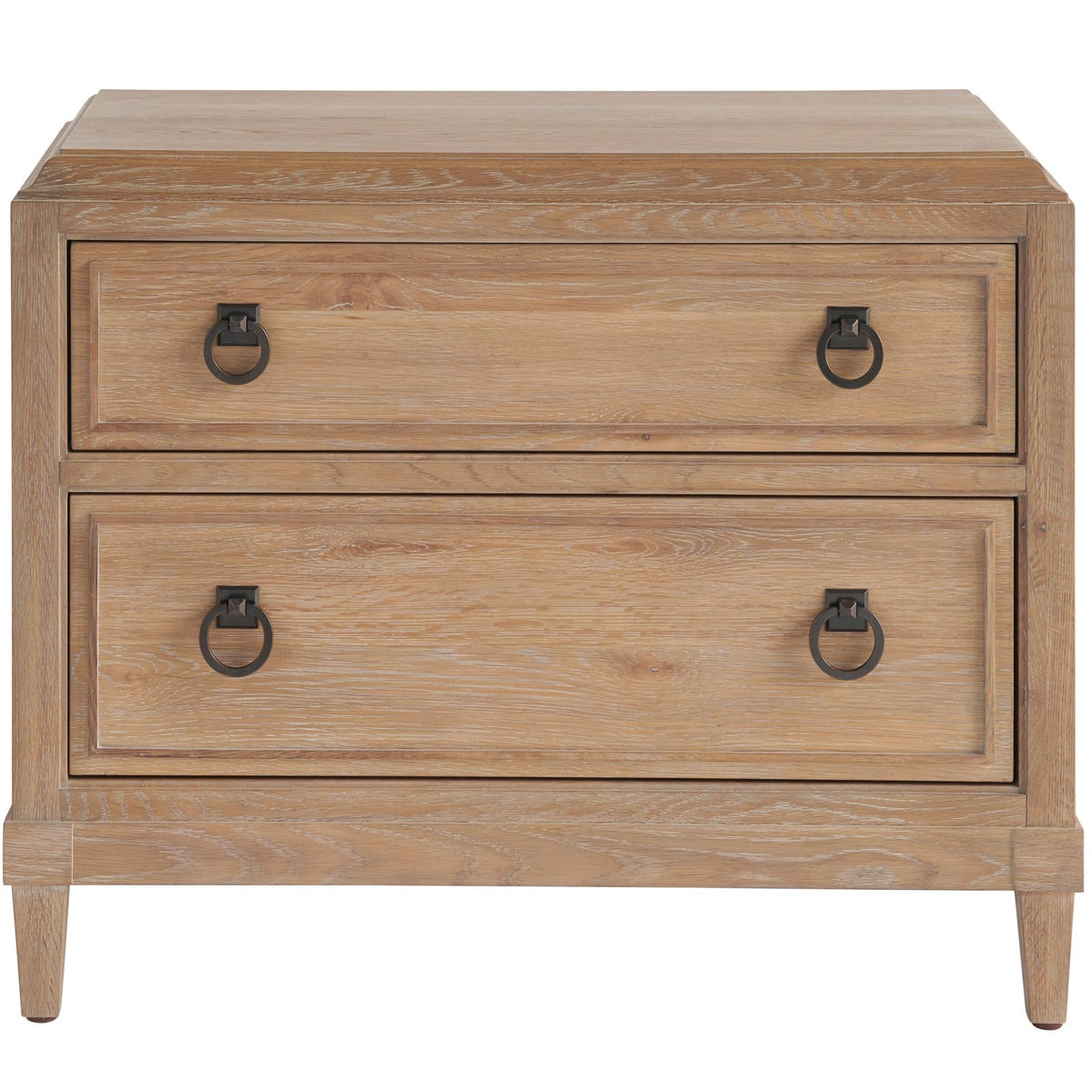 Canyon Wide Two Drawer Bedside Table