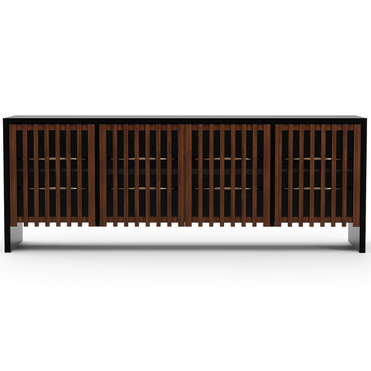 Pinstripe Dark Sideboard