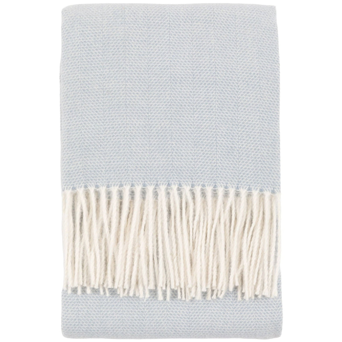 Cassis Herringbone Throw in Blue