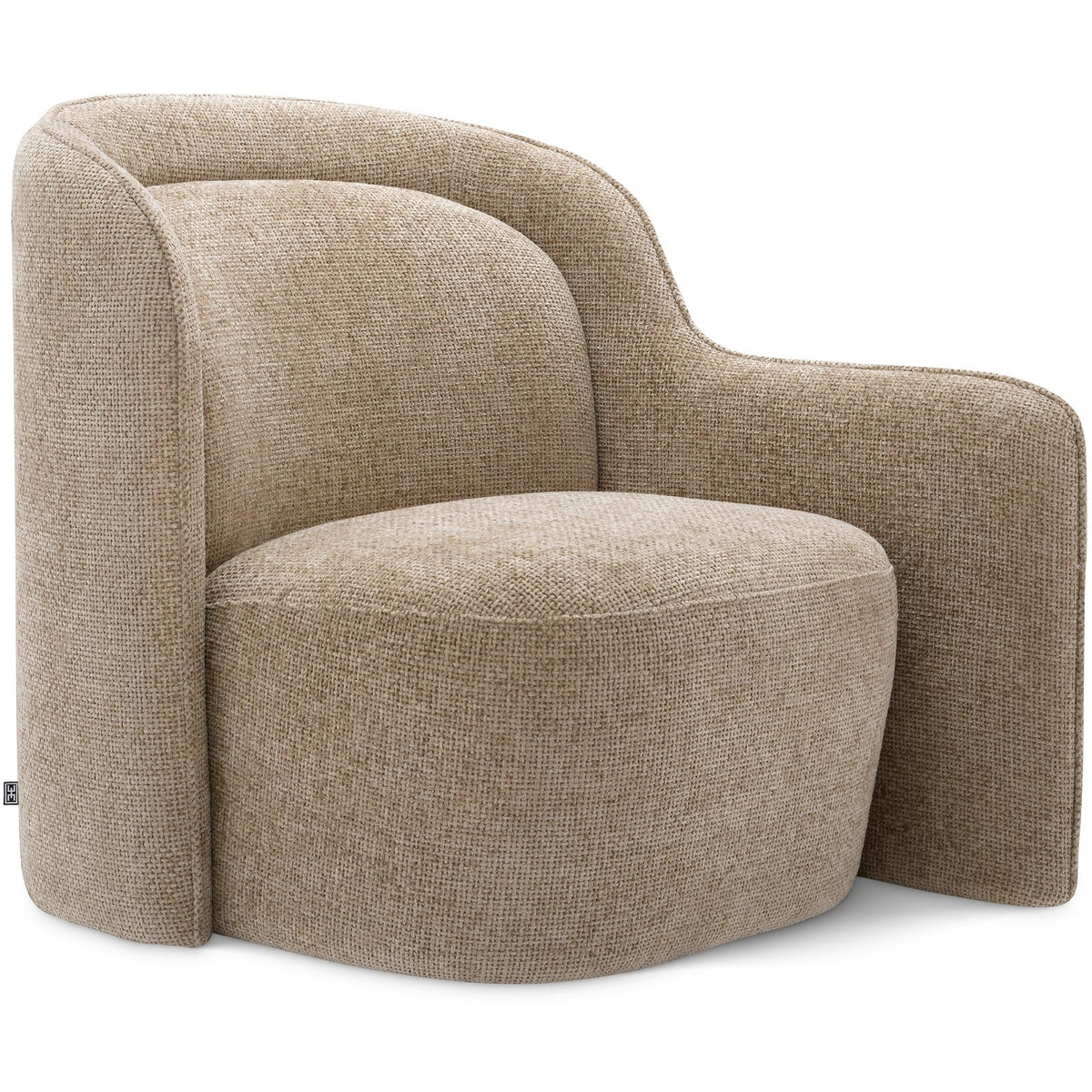 Barrier Accent Chair in Lyssa Sand - Right