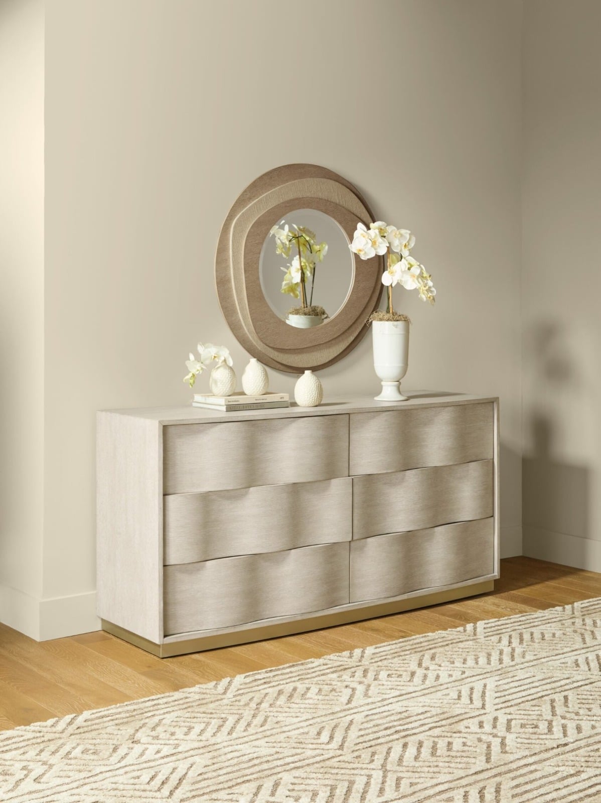 Coastal Breeze Round Mirror