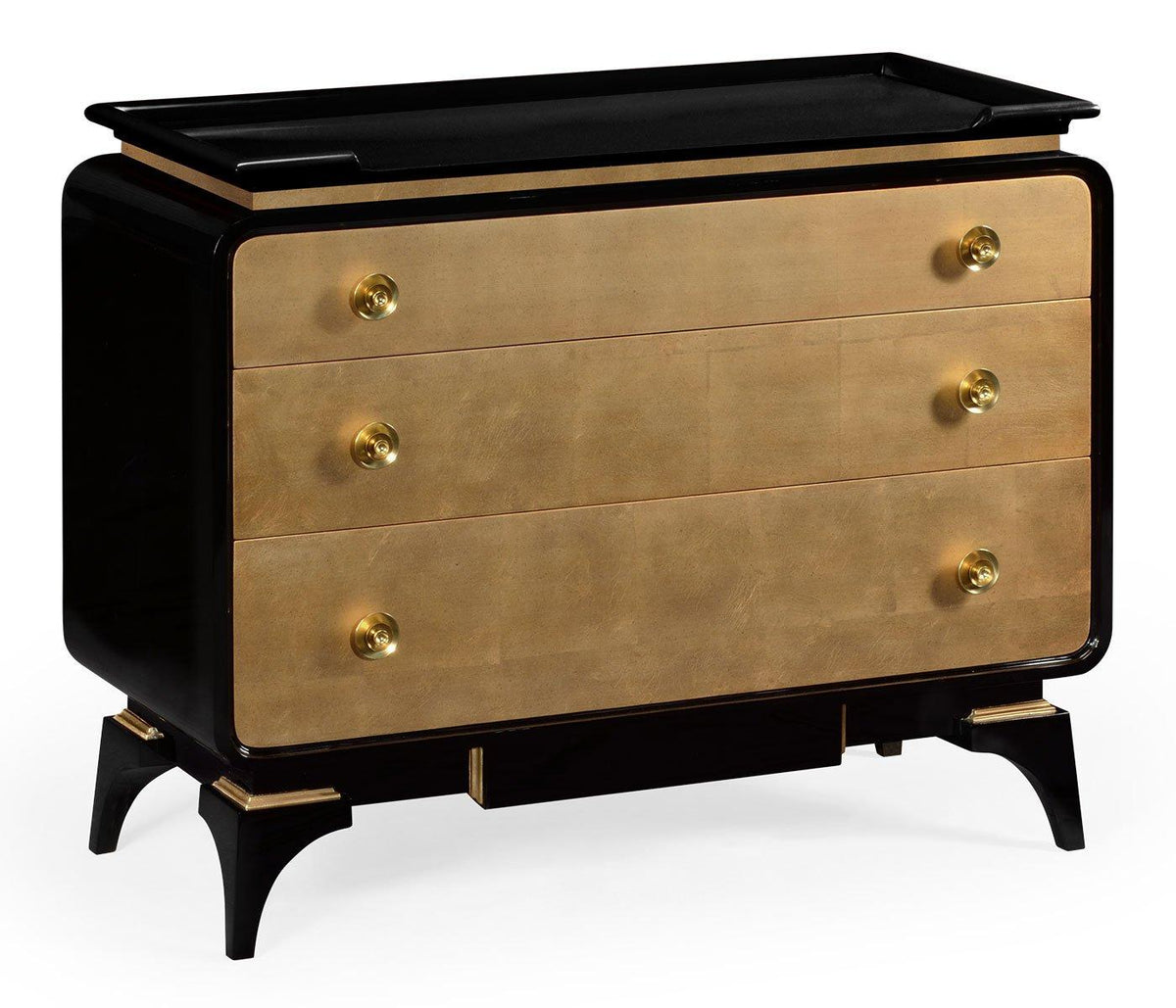 Chest of Drawers Oriental - Black Lacquer