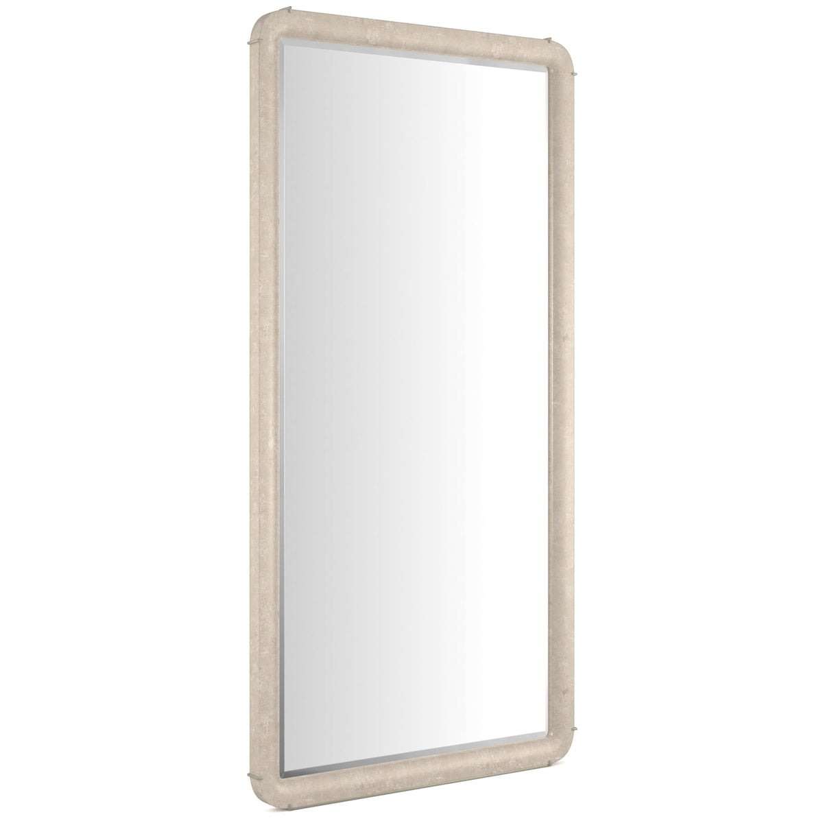 Salver Full Length Mirror in Oracle Silver Leaf