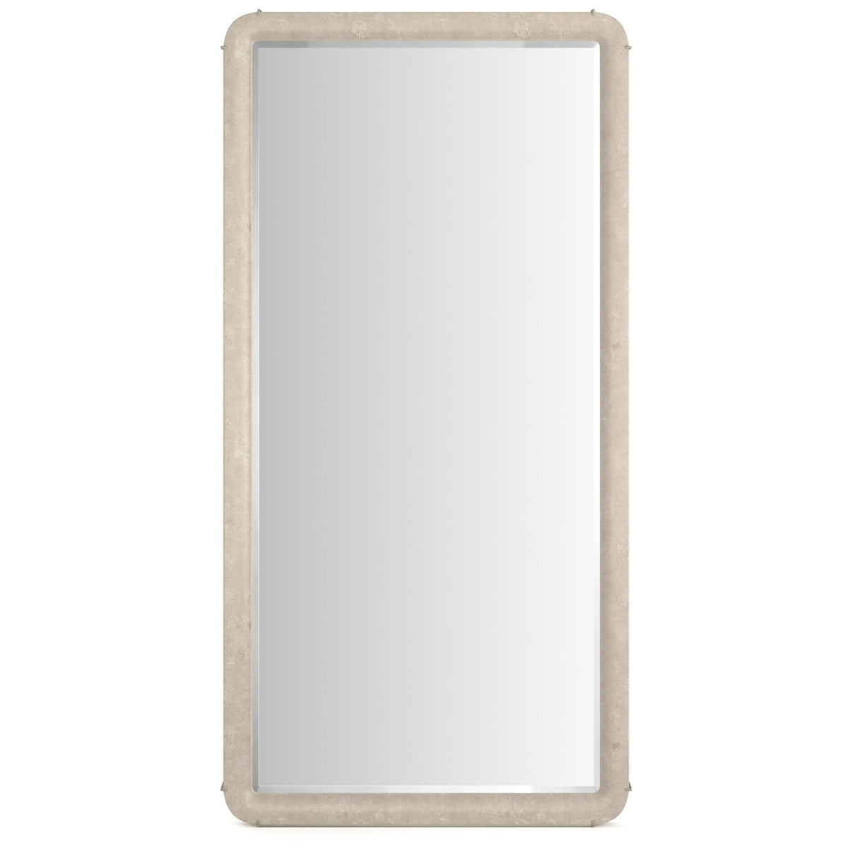 Salver Full Length Mirror in Oracle Silver Leaf