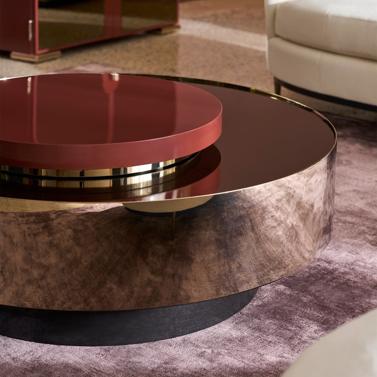 Radius Coffee Table Round Accent Tray