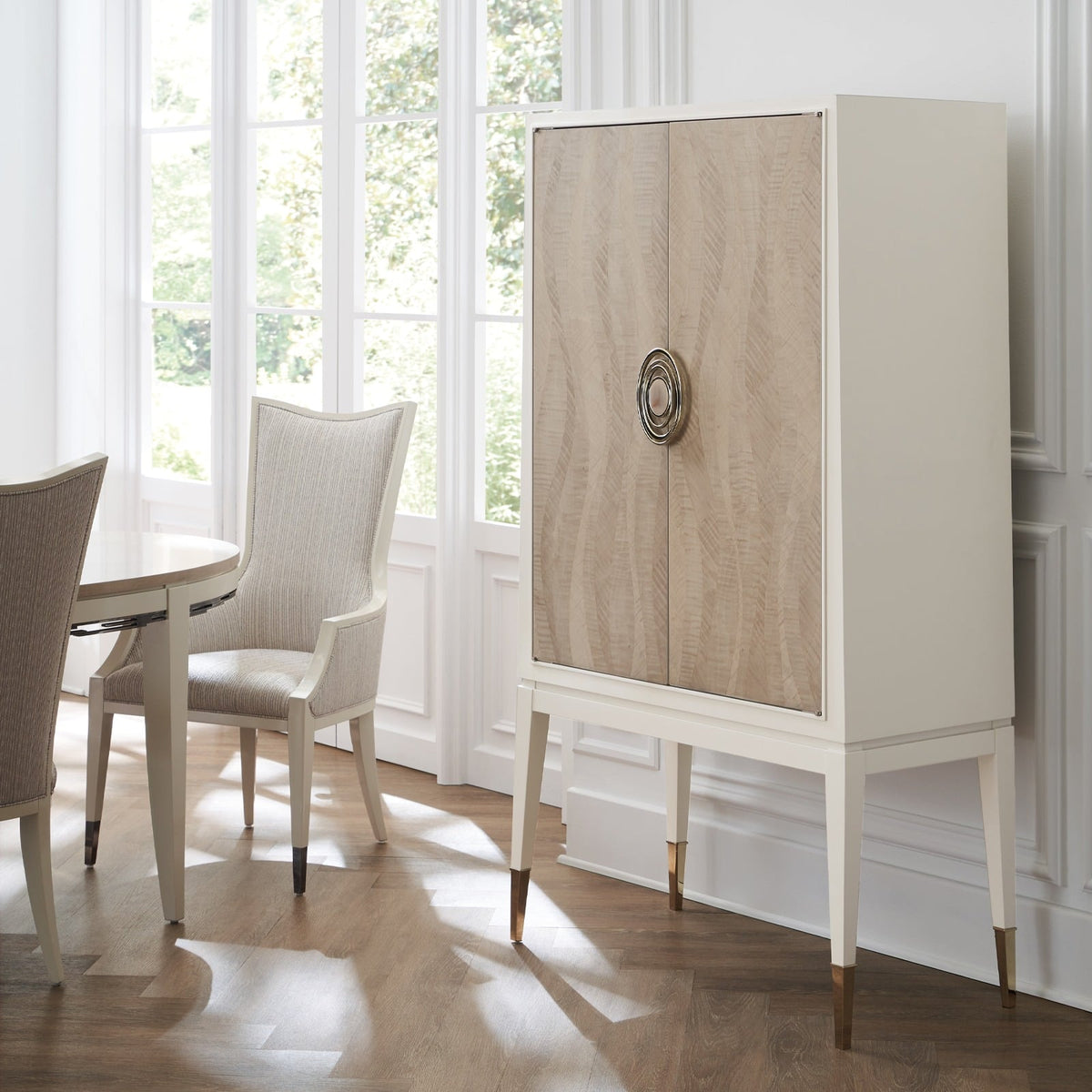 Caracole Classic Currents Tall Storage Cabinet