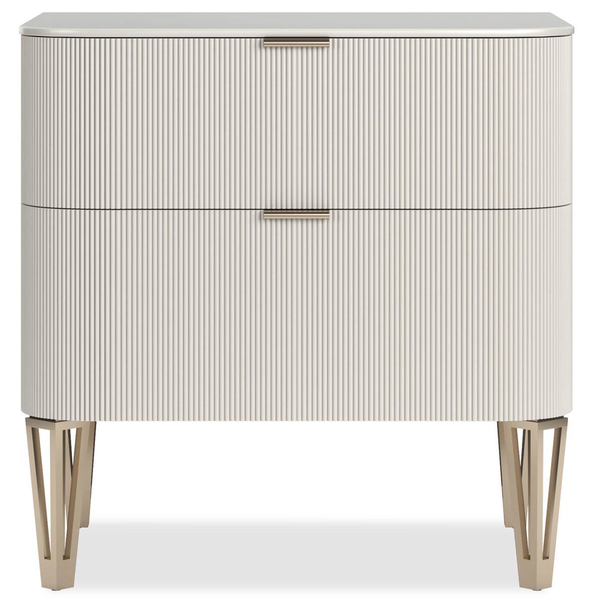 True Love Bedside Table in Matte Pearl - Small