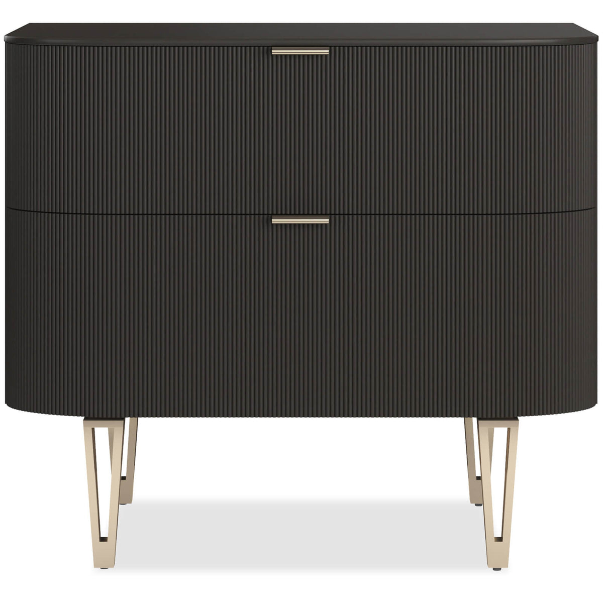True Love Bedside Table in Dark Chocolate - Large