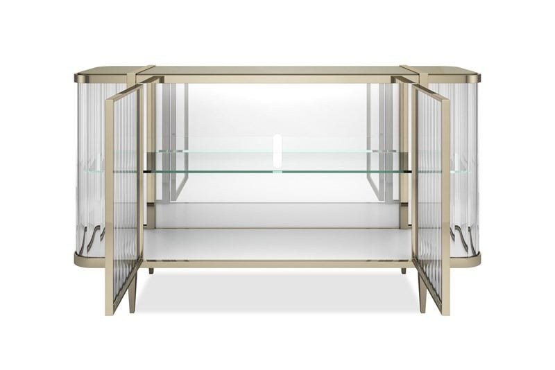 Stop And Stare Cabinet in Gold