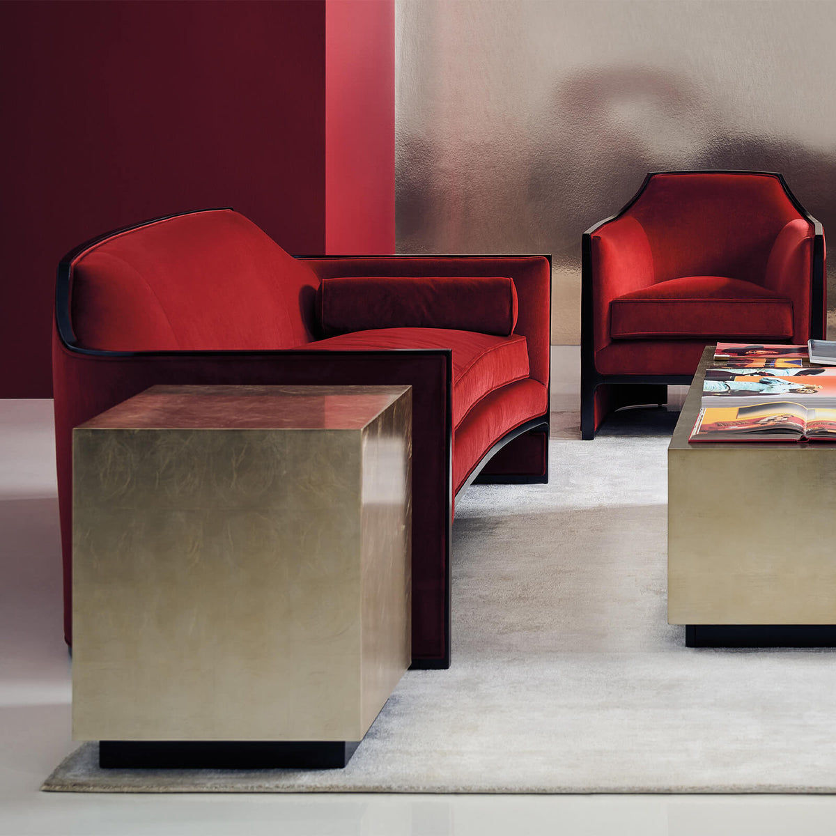 Cocktail Couture Square End Table