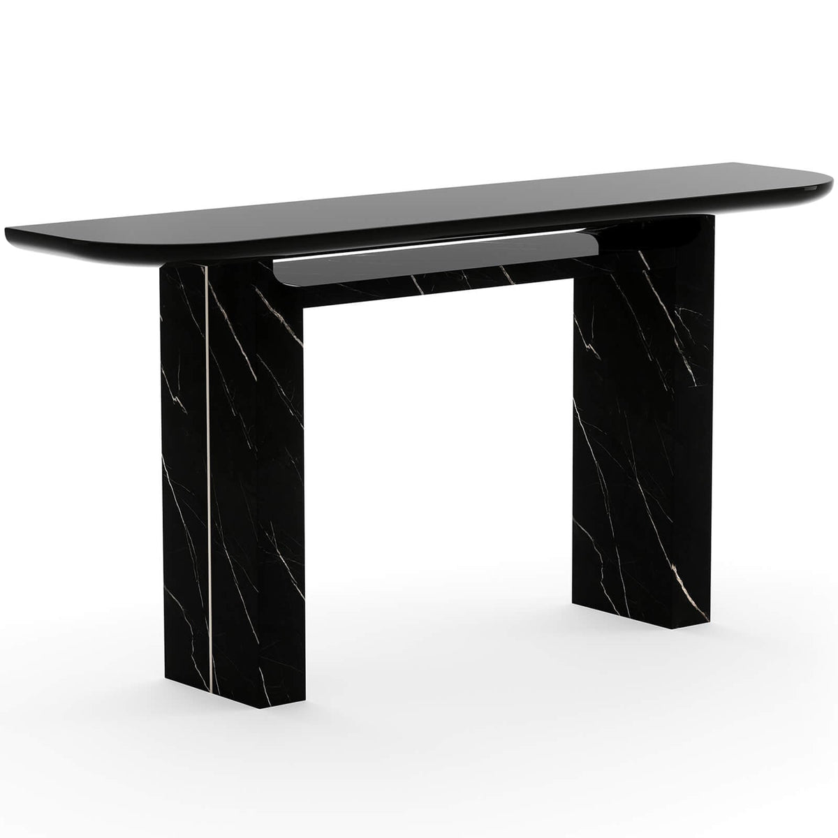 Overlap Console Table in Dark