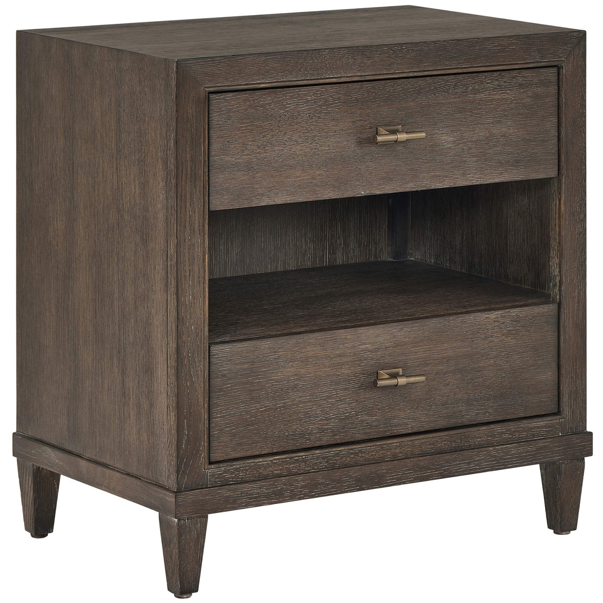 Cocoa 2-Drawer Bedside Table