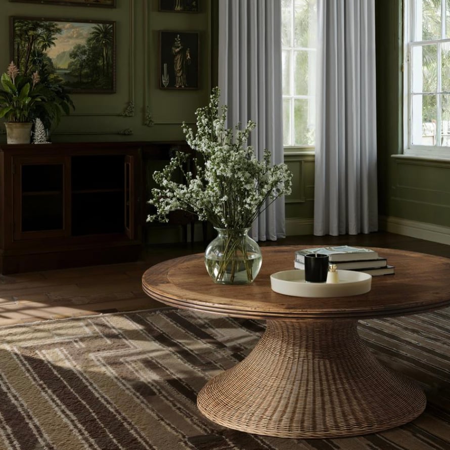 Palm Court Rattan Coffee Table