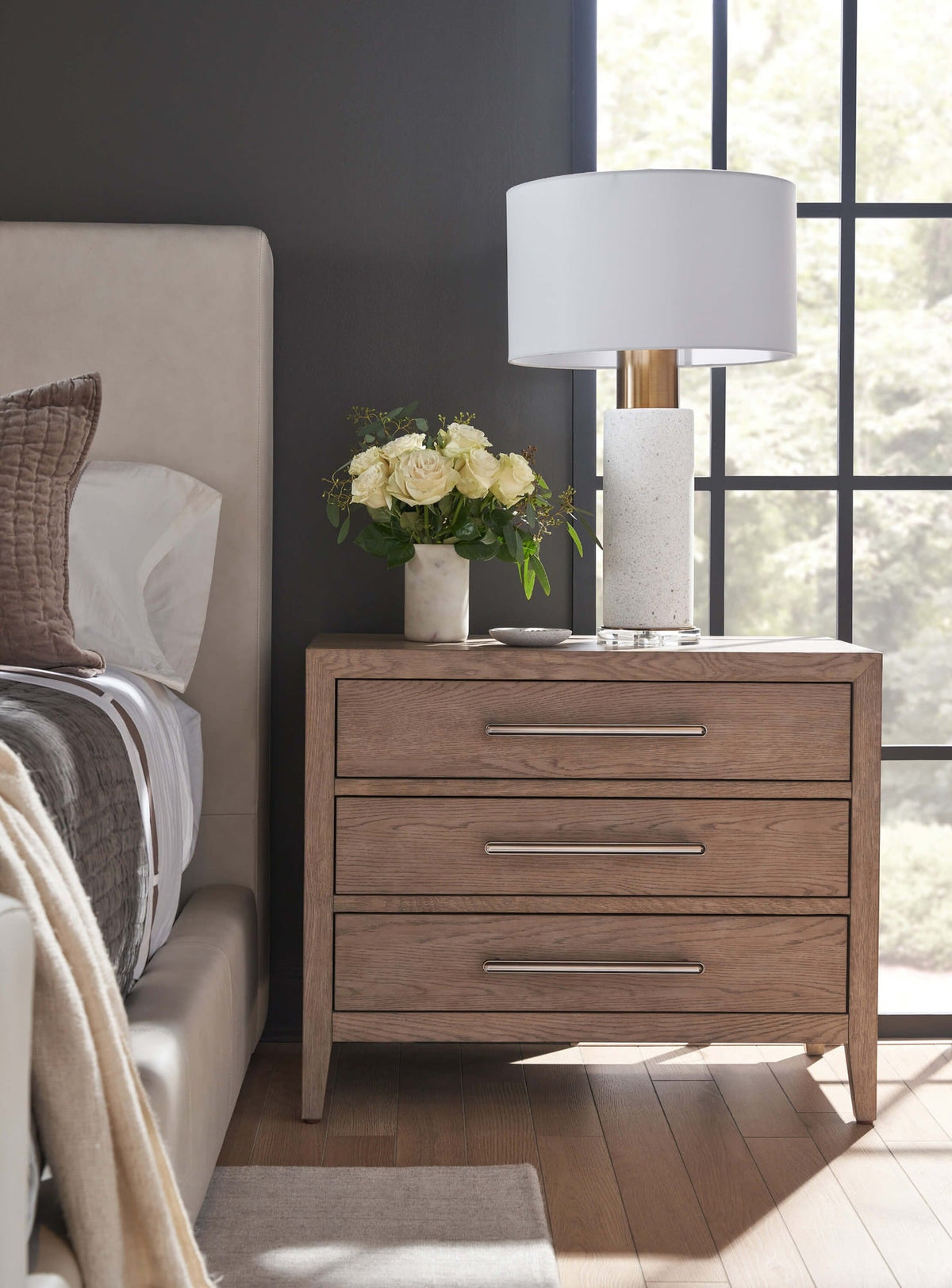 Cove Drawer Bedside Table