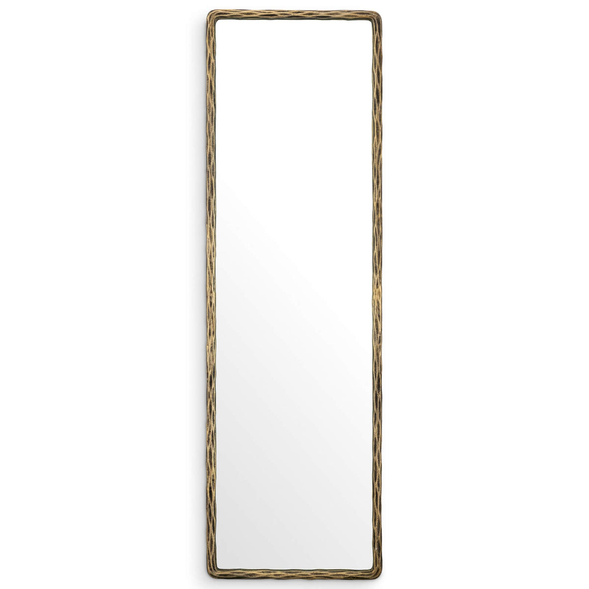 Dalton Mirror in Antique Brass