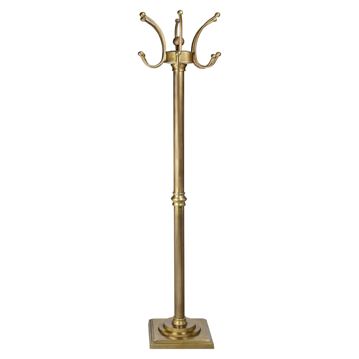 Darwy Coat Rack in Antique Brass