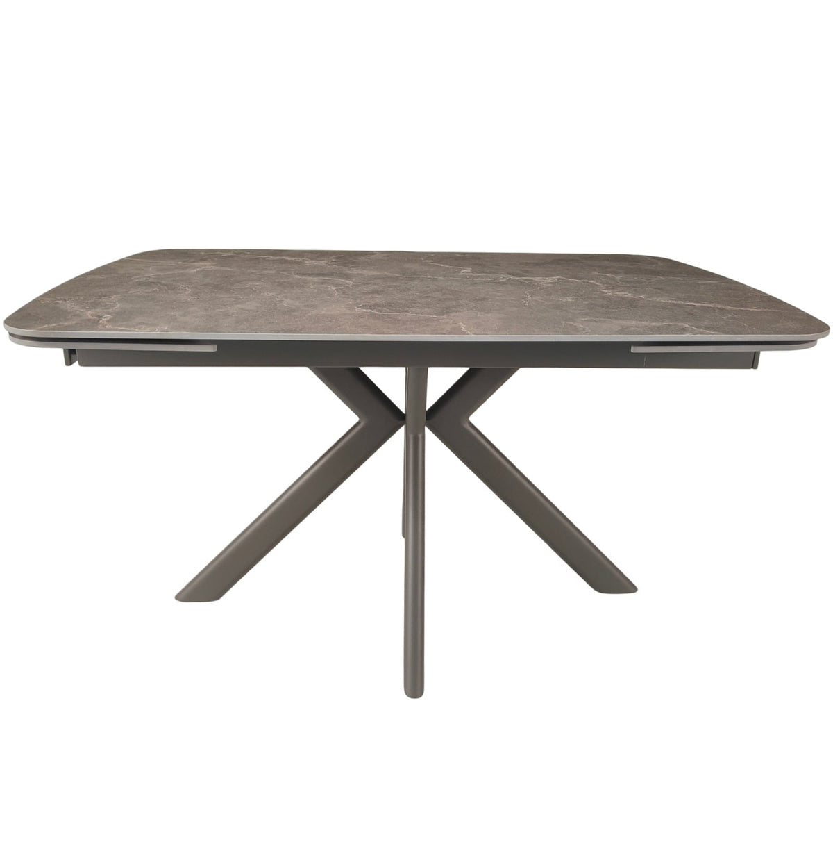 Cote Extending Dining Table in Latte Stone Ceramic - 140-200cm