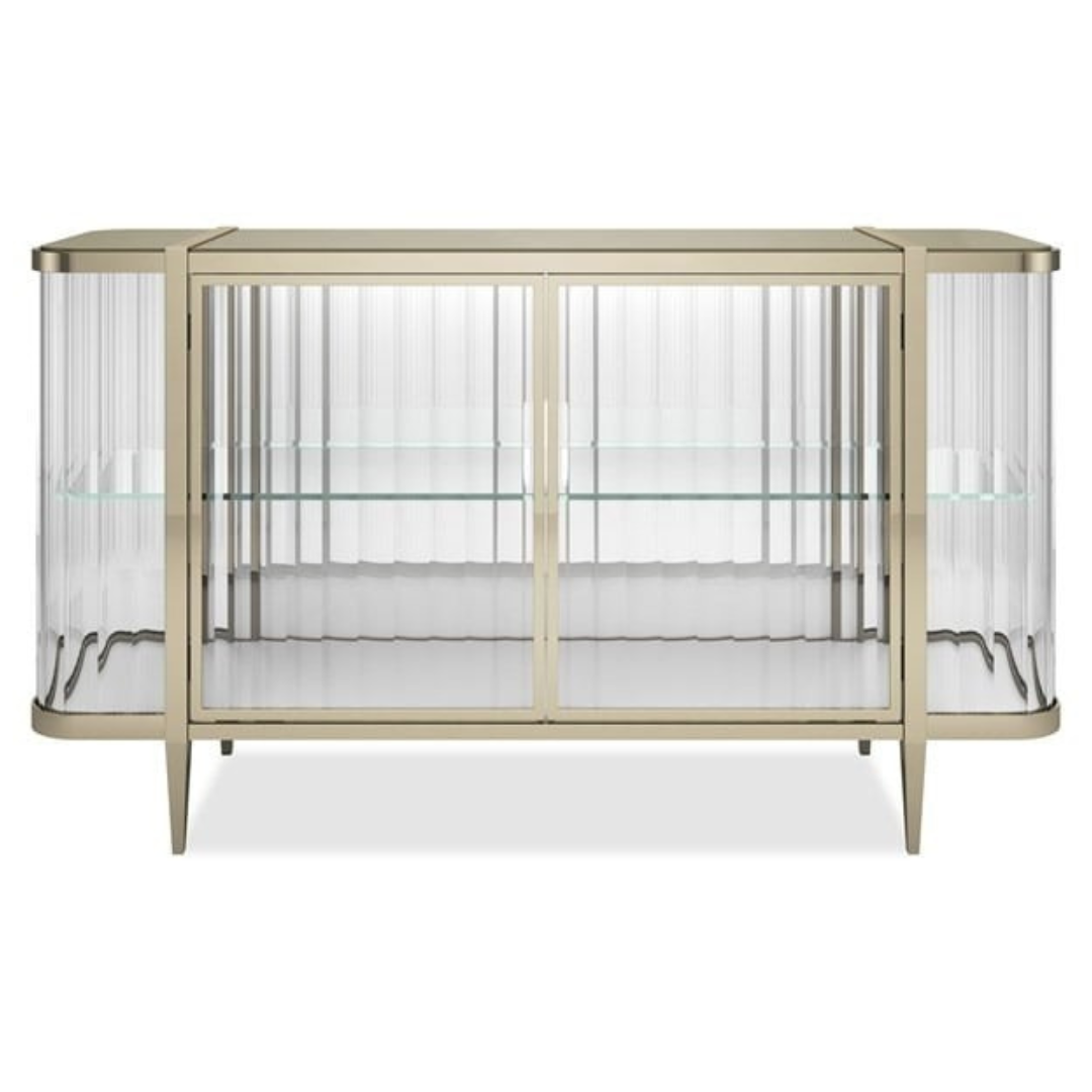 Stop And Stare Cabinet in Gold
