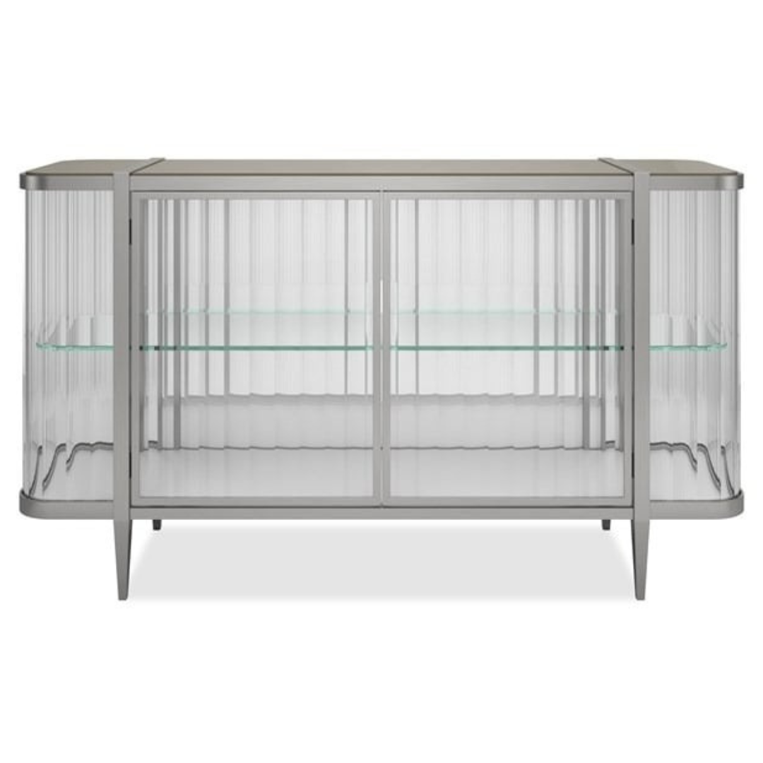 Stop And Stare Cabinet in Chrome