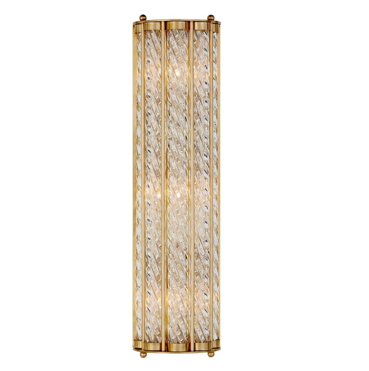 Eaton Linear Wall Light | Antique Brass