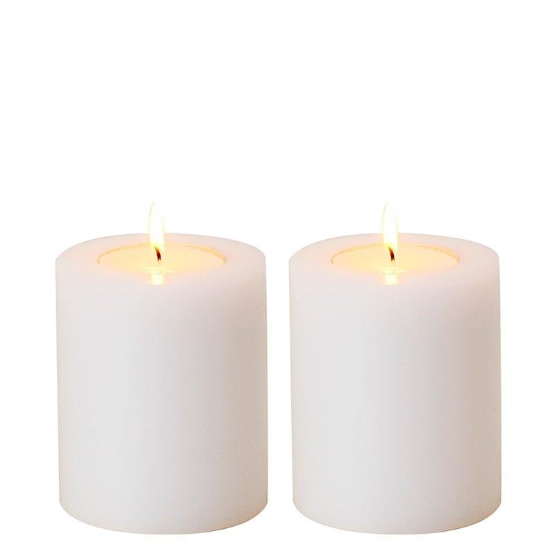 Artificial Candle set of 2 H.12cm