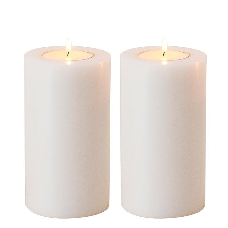 Artificial Candle set of 2 H.18cm
