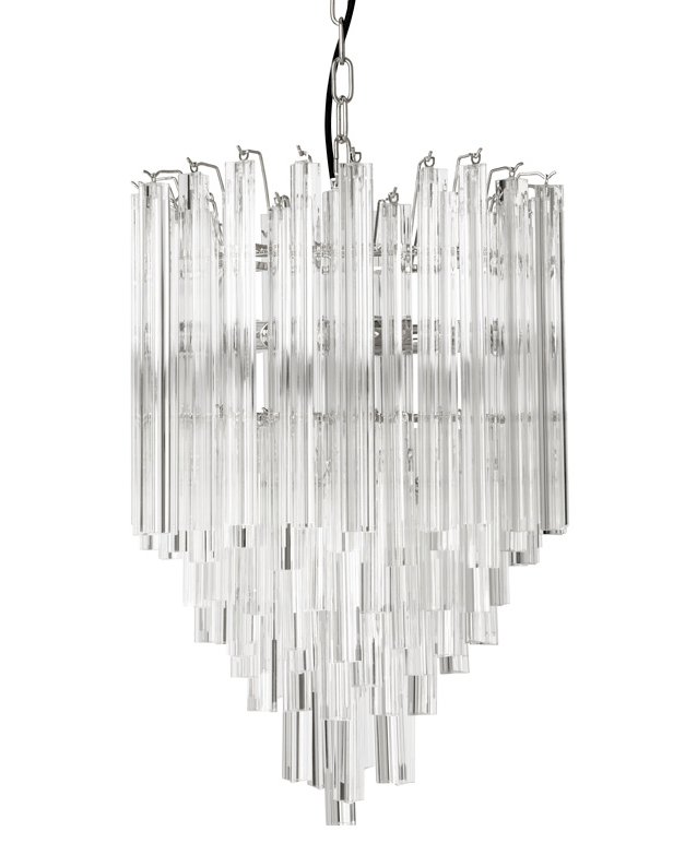EICHHOLTZ Chandelier Salerno Clear Glass