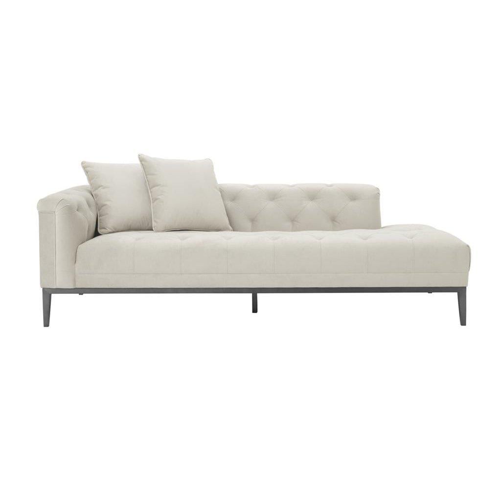 Outlet Eichholtz Lounge Sofa Cesare left pebble grey