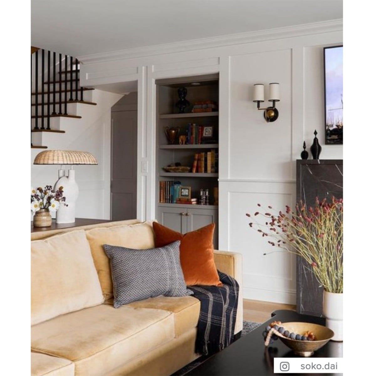 Elkins Double Wall Light | Bronze & Antique Brass
