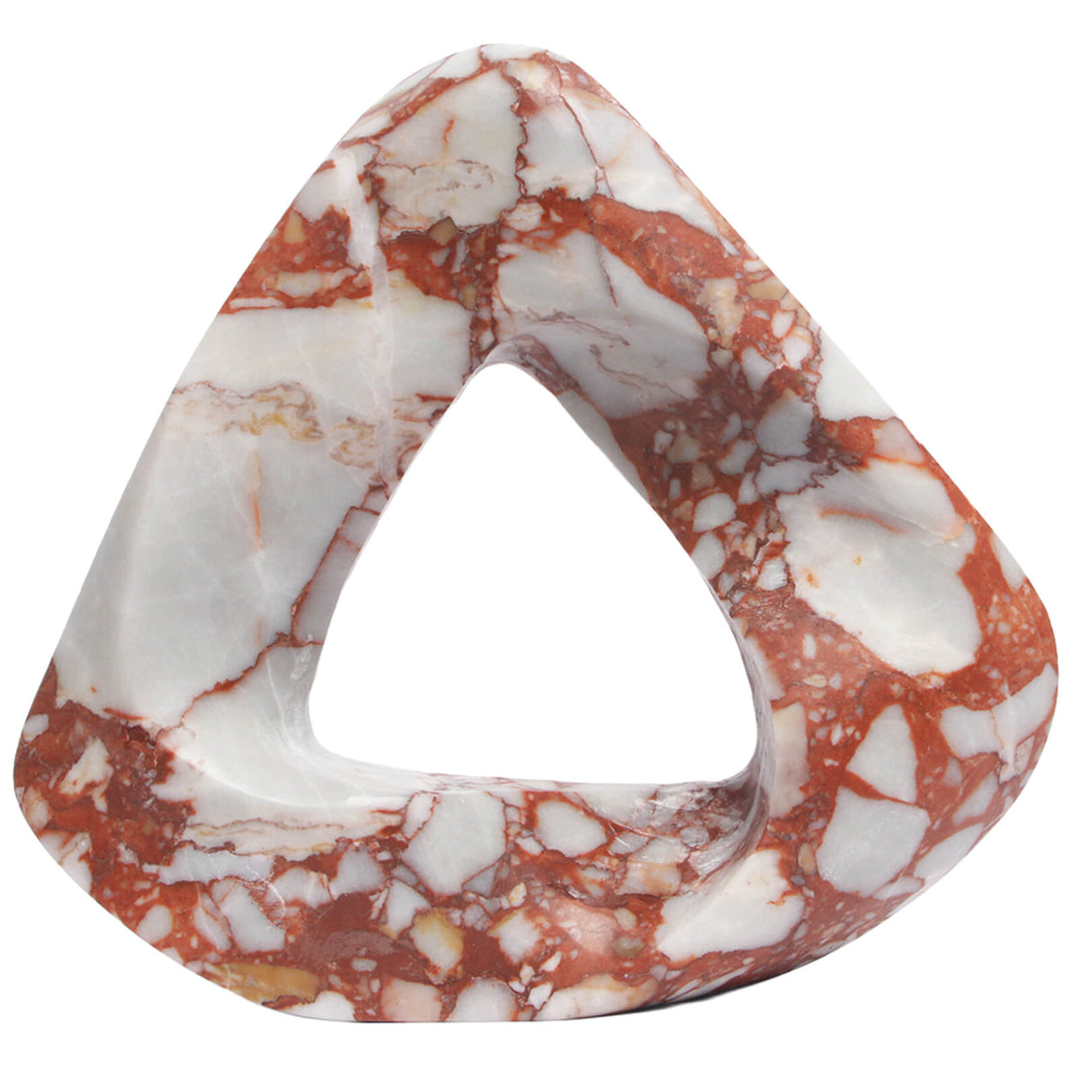 Rosso Loop Abstract Art Ornament
