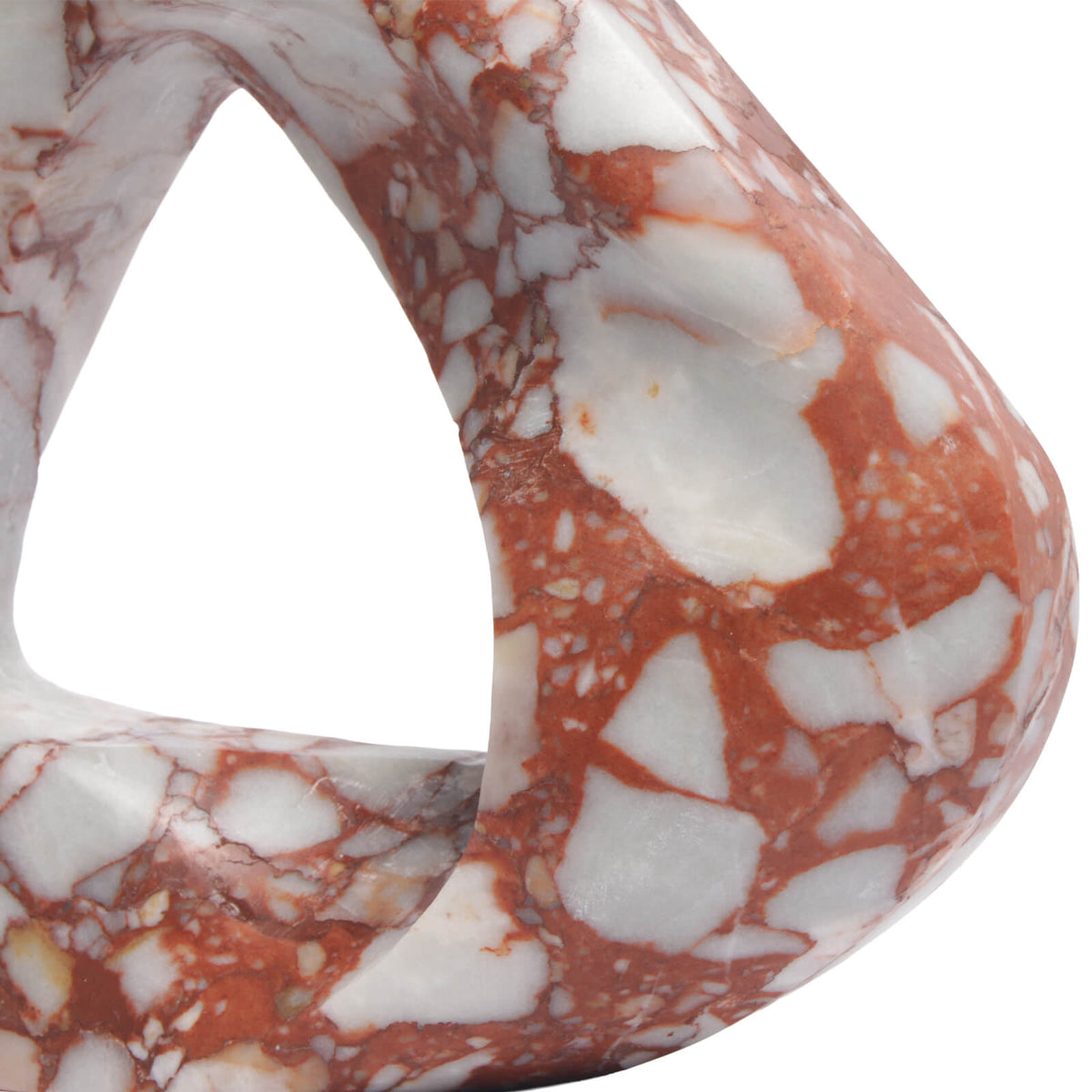 Rosso Loop Abstract Art Ornament