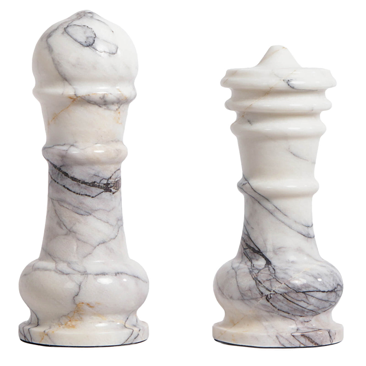 Chess King Ornament in Marble