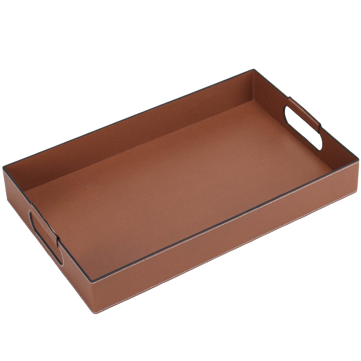 Vale Rectangular Leather Tray