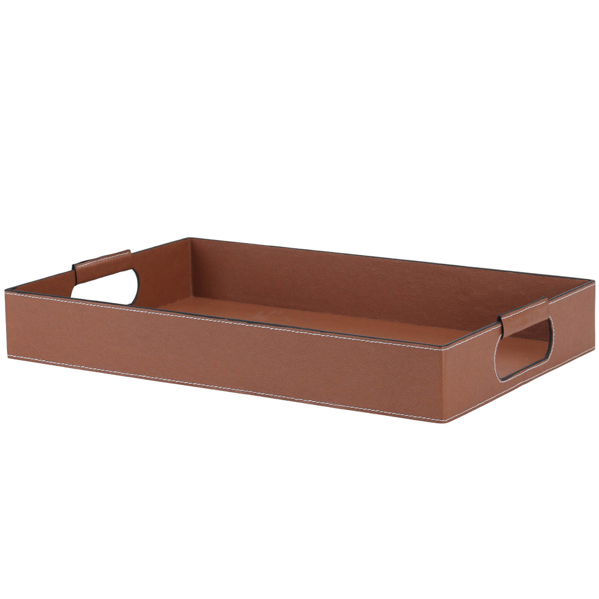 Vale Rectangular Leather Tray