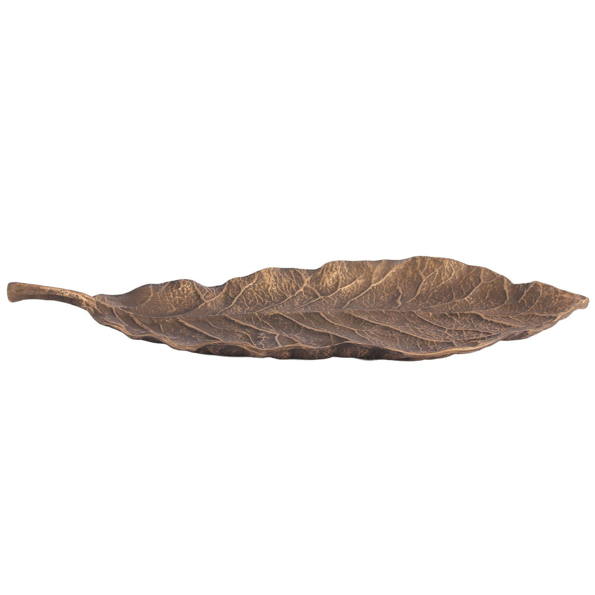 Leaf Tray in Golden Bronze