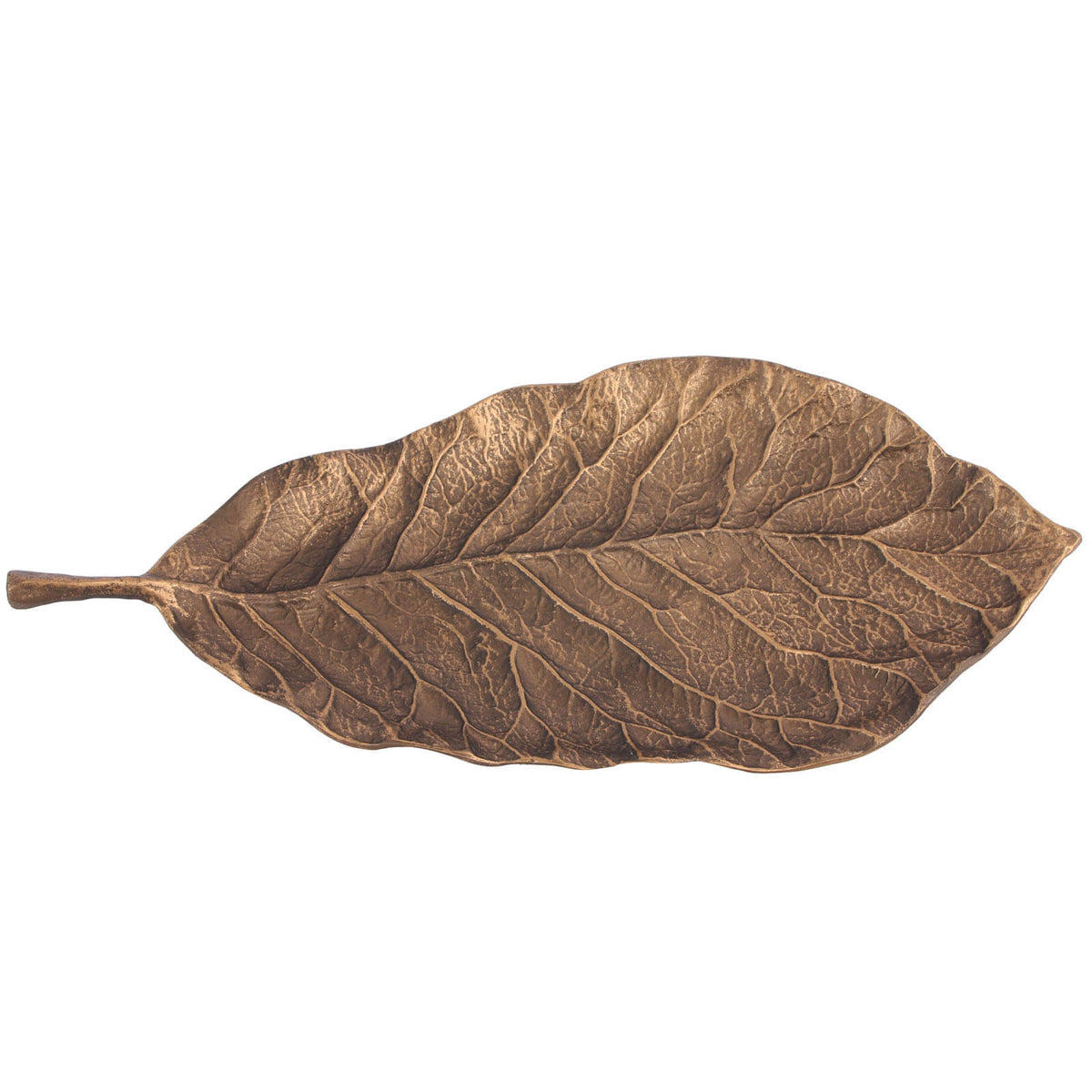 Leaf Tray in Golden Bronze
