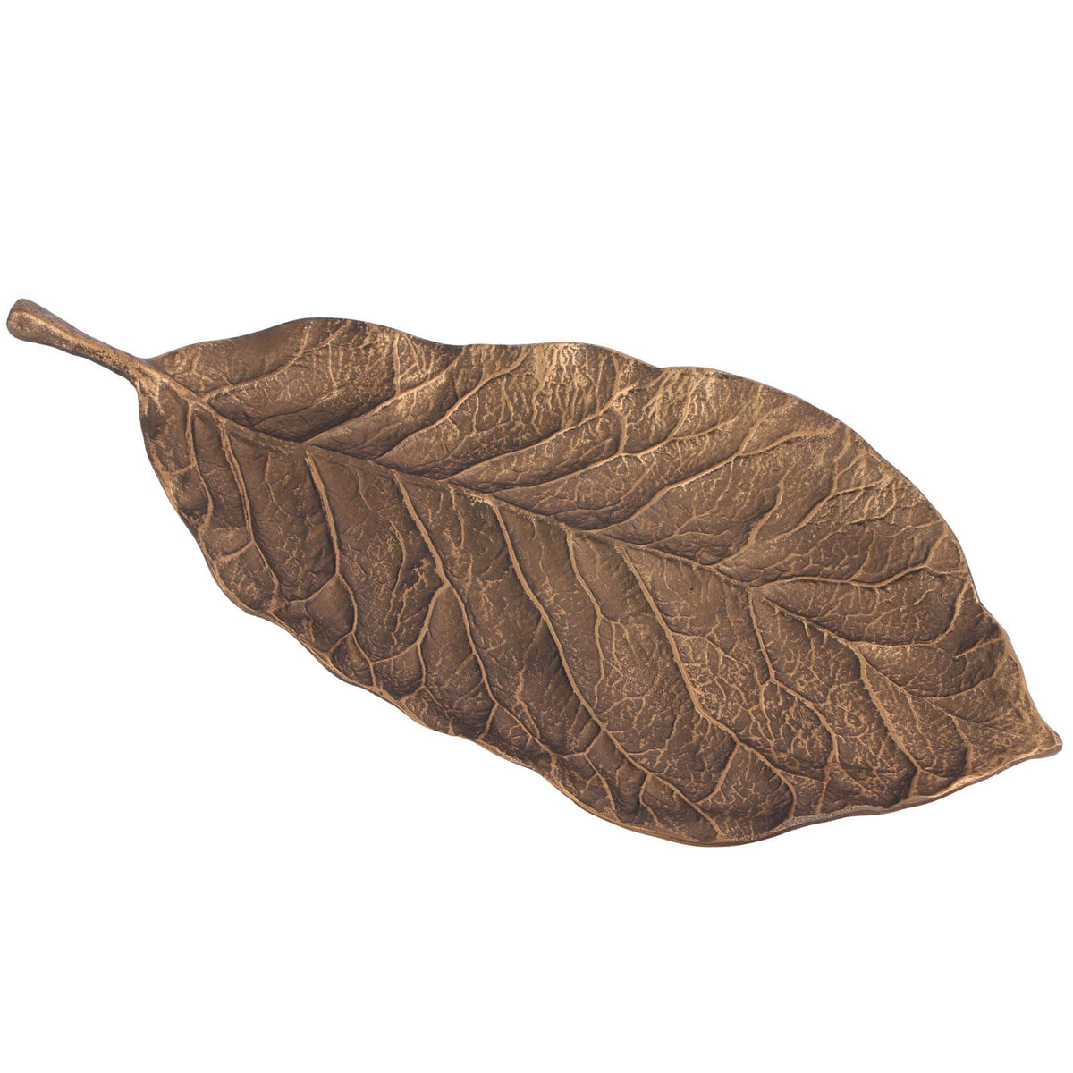 Leaf Tray in Golden Bronze
