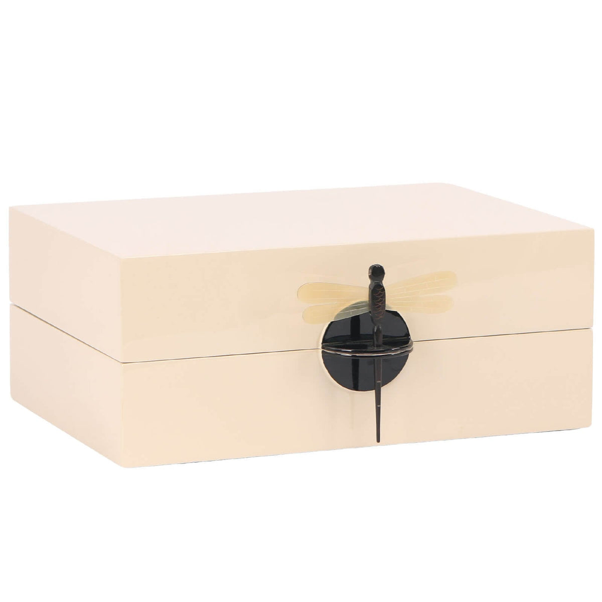 Lacquer Hinged Decorative Box - Large