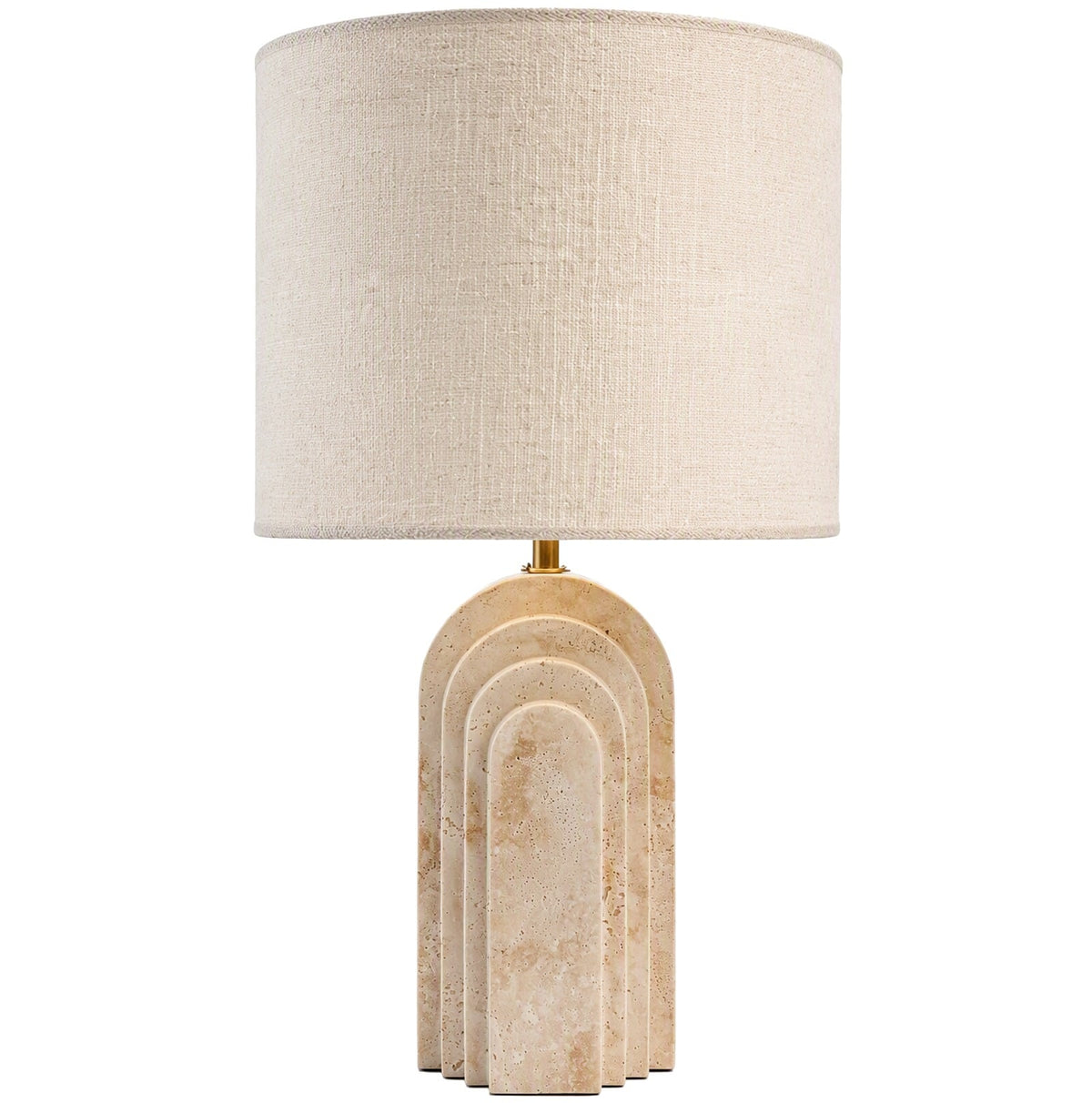 Ishtar Gate Travertine Table Lamp