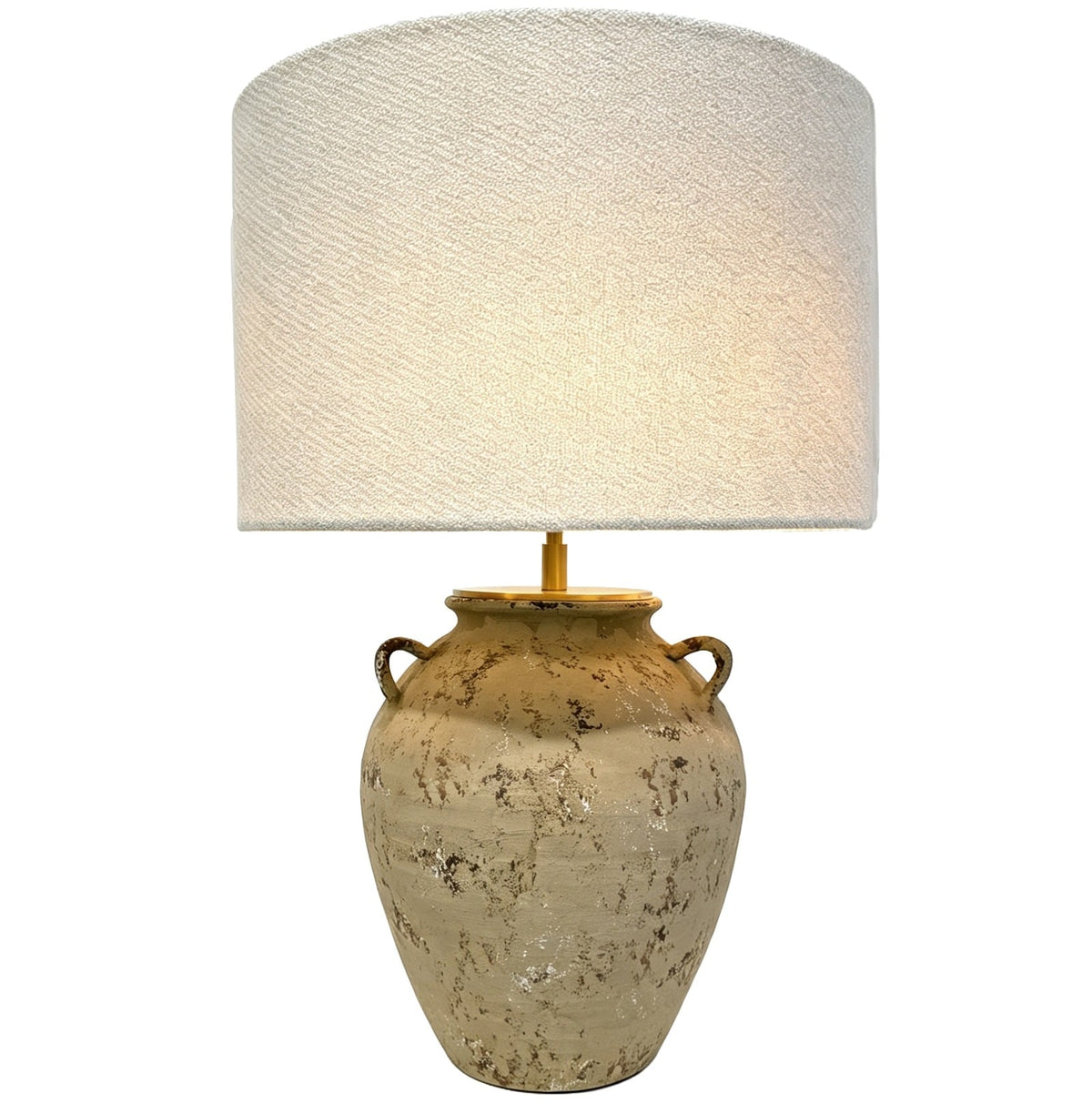 Wabi-Sabi Rustic Retro Handmade Pottery Table Lamp