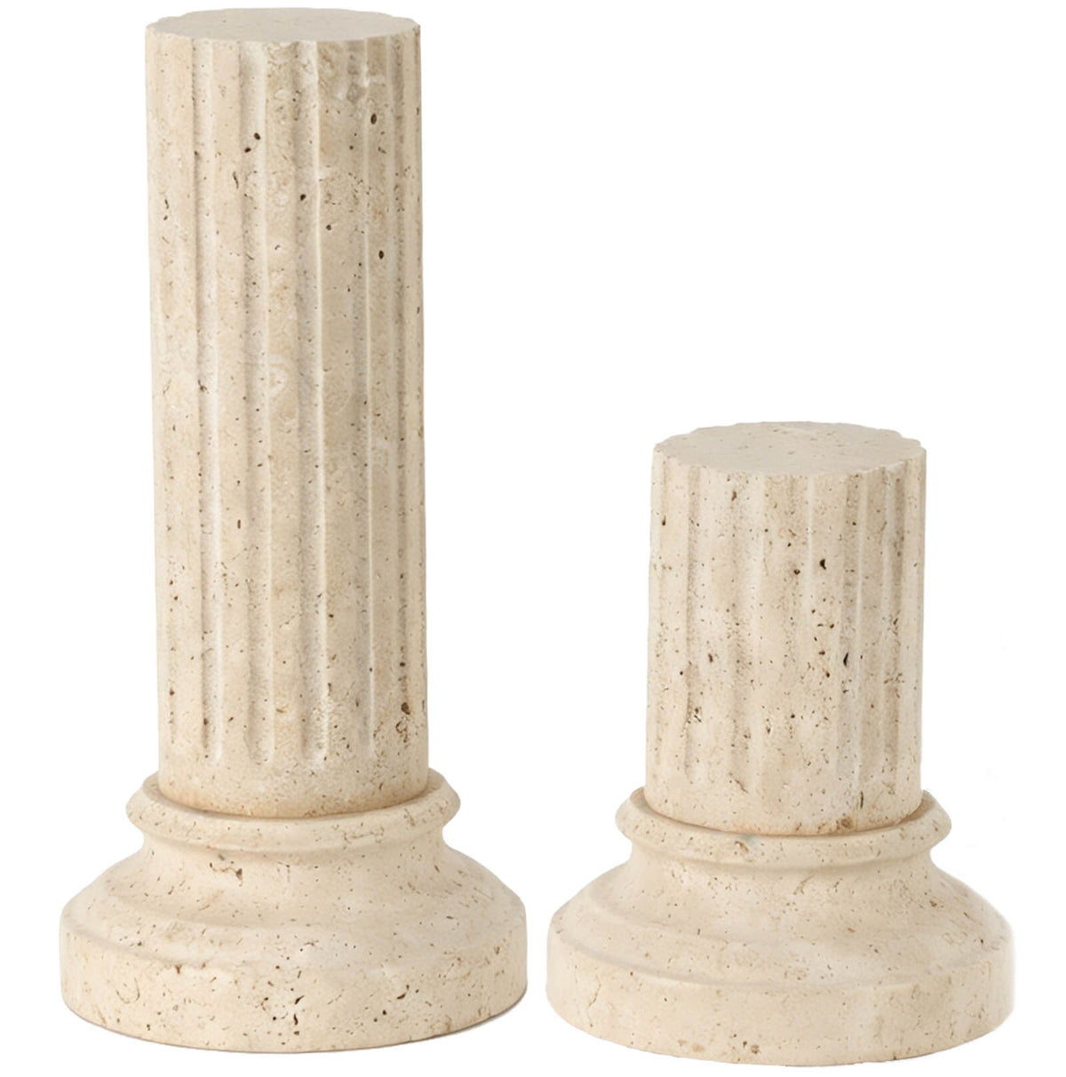 Marcello Decorative Object in Travertine - Large