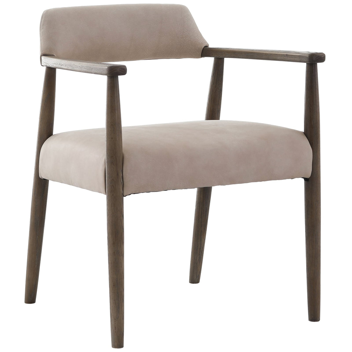 Stonehouse Dining Chair in Taupe Italian Leather