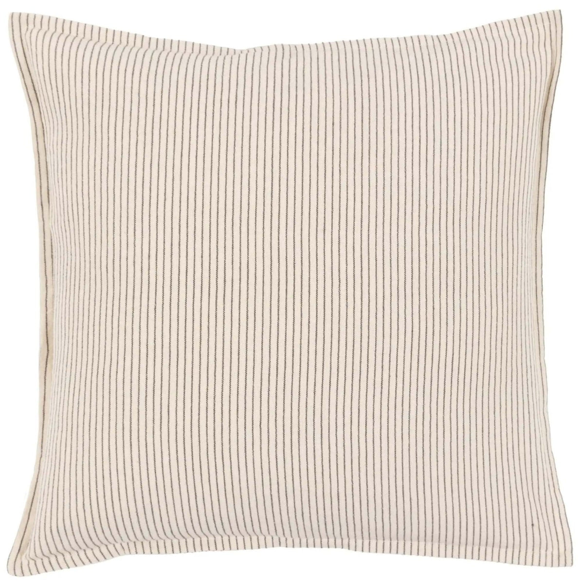Fairford Woven Stripe Cushion in Cream