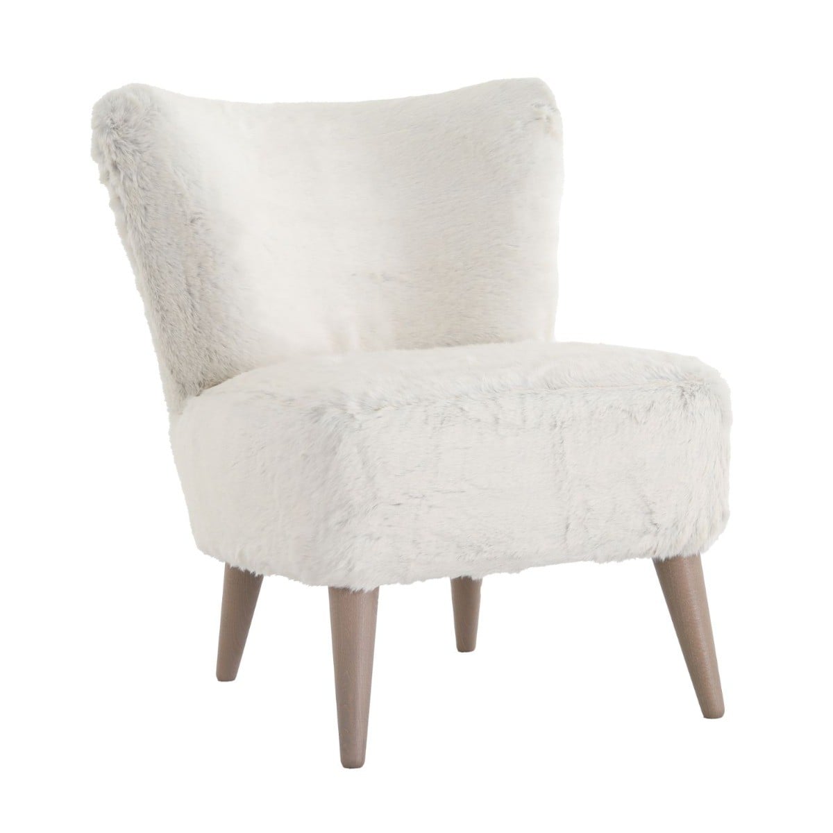 Fairy Chair in Accalia Fur Polar Made To Order